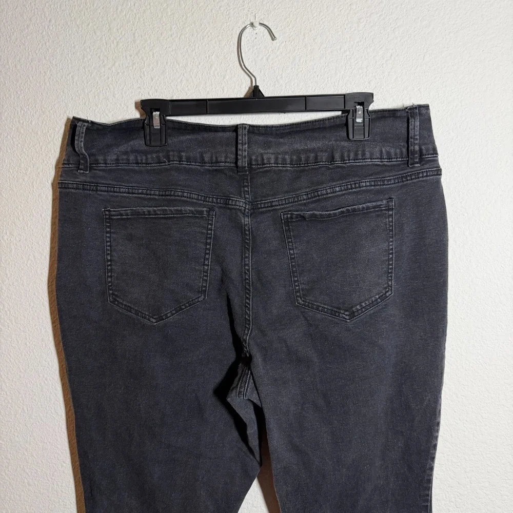 Royalty For Me Skinny Jeans‎ Women 38x27 Black Denim Stretch Slim Fit Streetwear
